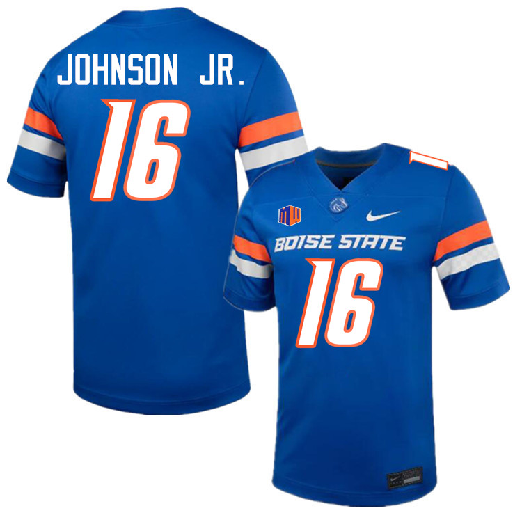 Franklyn Johnson Jr. Jersey, Boise State Broncos College Football Jersey College Uniforms-Royal  Franklyn Johnson Jr. Jersey, Boise State Broncos College Football Jersey College Uniforms-Royal